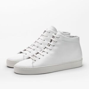 White High-Top Men's Sneakers